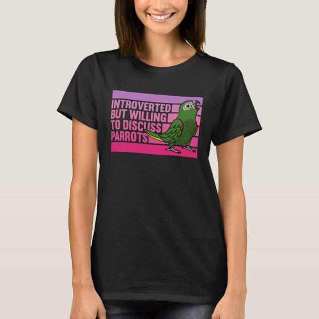 T-shirt Introverti Mais Perroquets Hahns Macaw 1 (Devant)