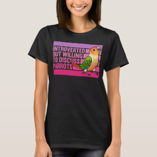 T-shirt Introverti, mais perroquets vert Jouer Aiguille Co
