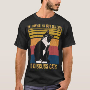 T-shirt Introverti Mais Prêt À Discuter Des Chats - Introv
