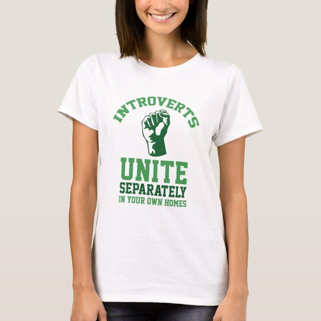 T-shirt Introverties Unite (Devant)