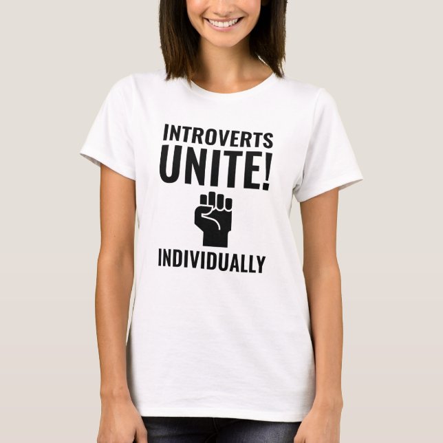 T-shirt Introverties Unite (Devant)