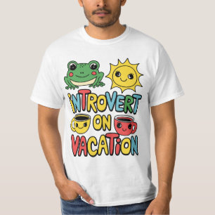 T-shirt Introvertir le mode vacances Hommes