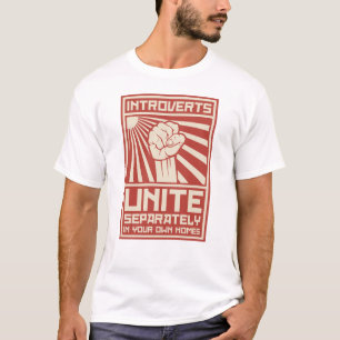 T-shirt Introverts unissent séparément dans vos propres