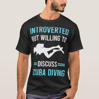 T-shirt Introververted Plongée Plongée Plongée Plongée