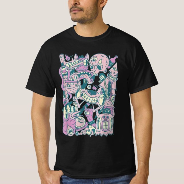 T-shirt Invader zim classique (Devant)