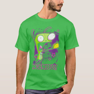 T-shirt Invader Zim Ingeniousaco Gir Y2K ami de dessin ani