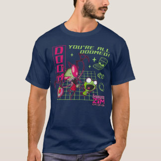 T-shirt Invader Zim Youre All Doomed Y2K Cartoon family