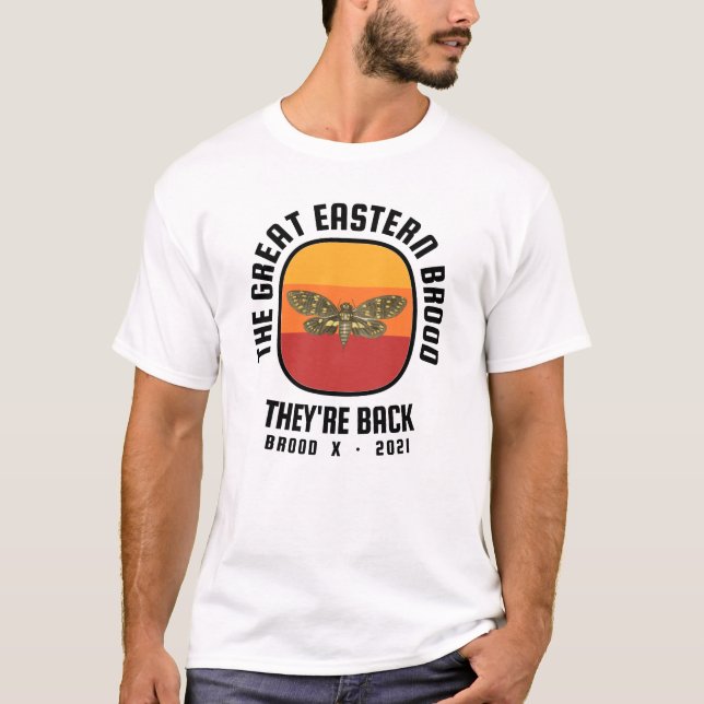 T-shirt Invasion canadienne 2021 Brood X (Devant)