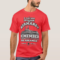 INVASION DE L'USS NORMANDY ARKANSAS BB33 JOUR