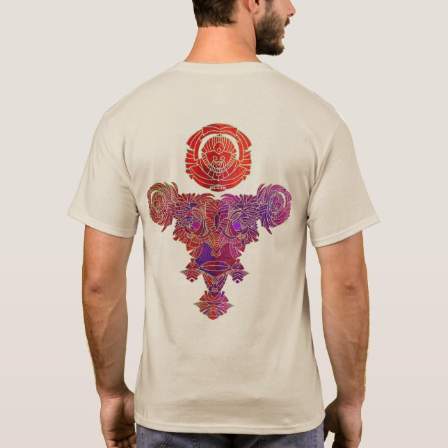 T-shirt inversé pour la querelle et l'automne (Dos)