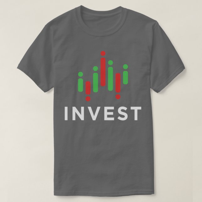 T-shirt INVEST Wethy Stock Market Investor Graphique (Design devant)