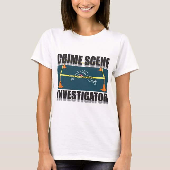 T-SHIRT INVESTIGATEUR DE SCÈNE DU CRIME (Devant)