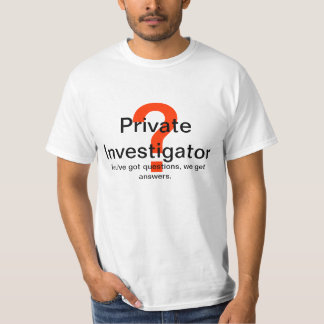 T-shirt Investigateur privé