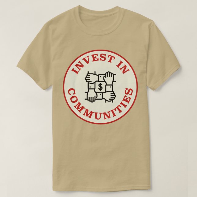 T-shirt Investir Dans Les Collectivités (Design devant)