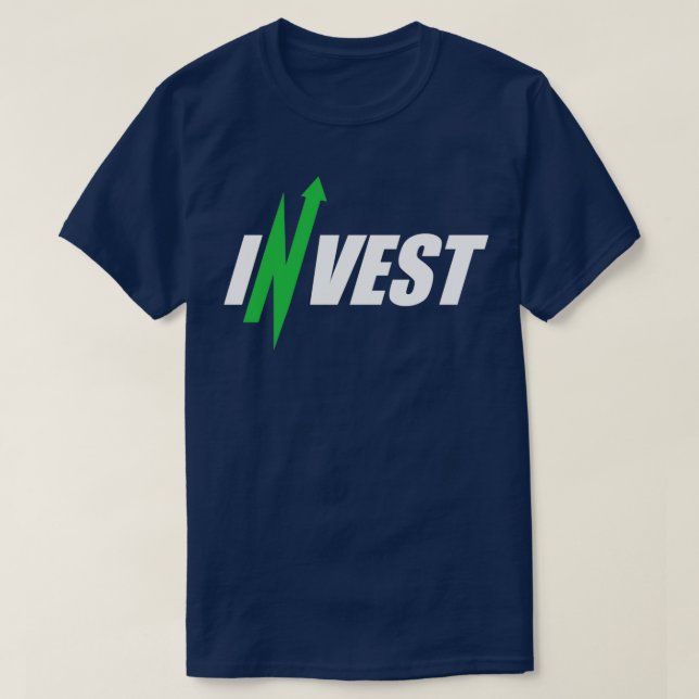 T-shirt Investir Stock Marché Jour d'échange Argent Invest (Design devant)