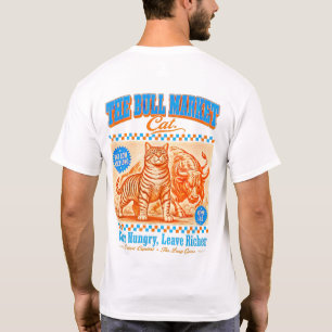 T-shirt Investisseur de chats en marché haussier - Trader 