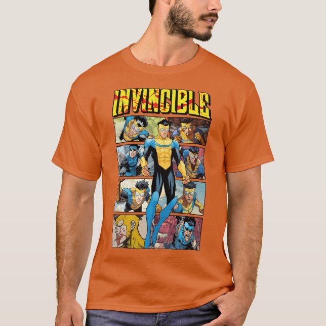 T-shirt Invincible Comic Retro gift (Devant)