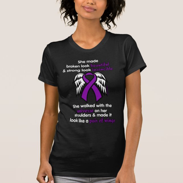 T-shirt INVINCIBLE...Fibro (Devant)