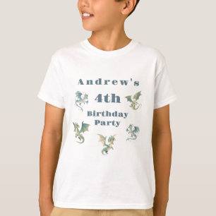 T-shirt Invitation à la fête d'anniversaire des garçons Dr