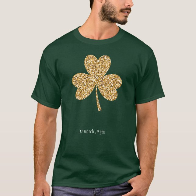 T-shirt Invitation à la fête de la Saint-Patrick Leprechau (Devant)