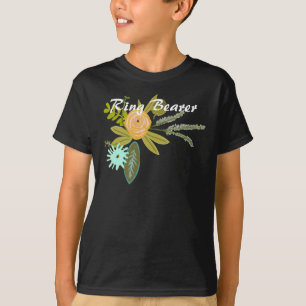 T-shirt Invitation de Mint Mariage damassé moderne