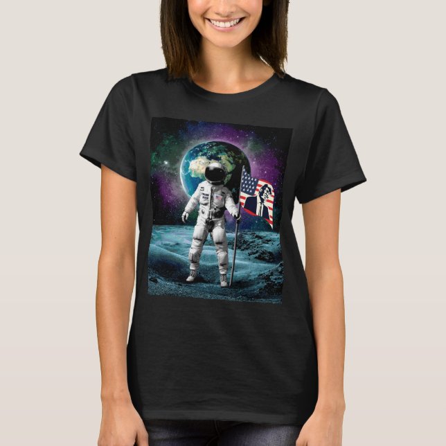 T-shirt Invitation des astronautes pour Trump 2024 (Devant)
