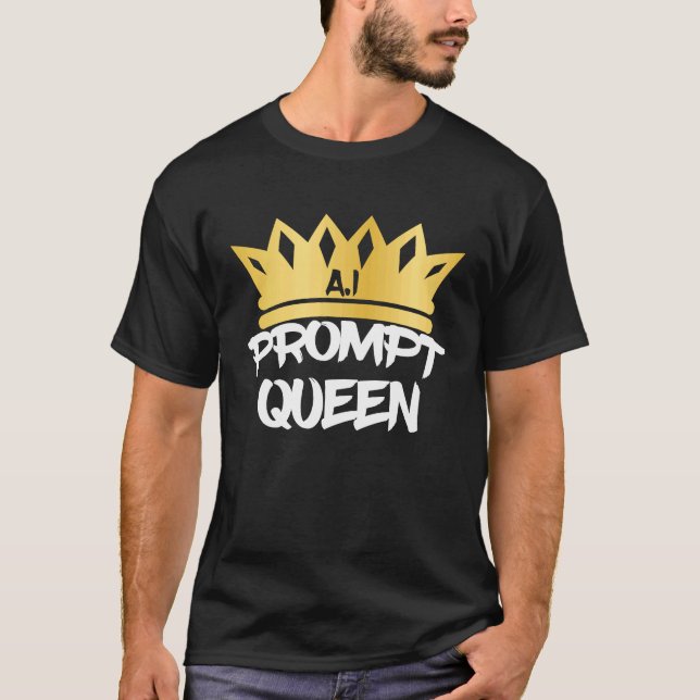 T-shirt Invite Queen Machine Learning Data Learning (Devant)