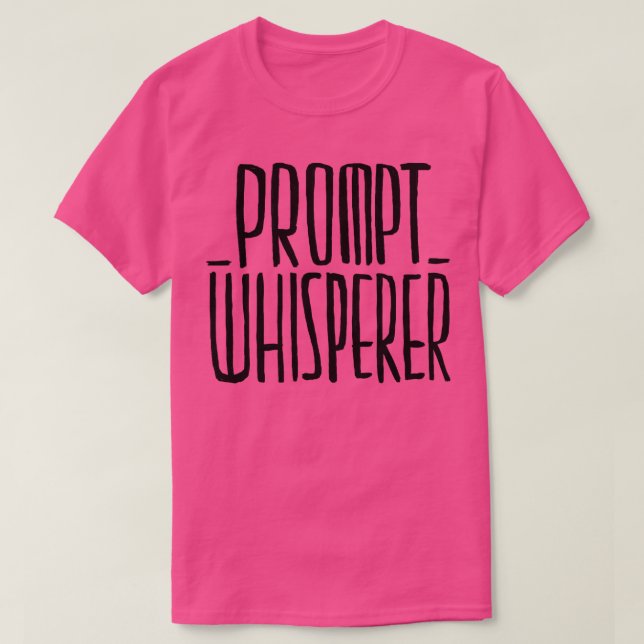 T-shirt Invite rapide Whisperer AI (Design devant)