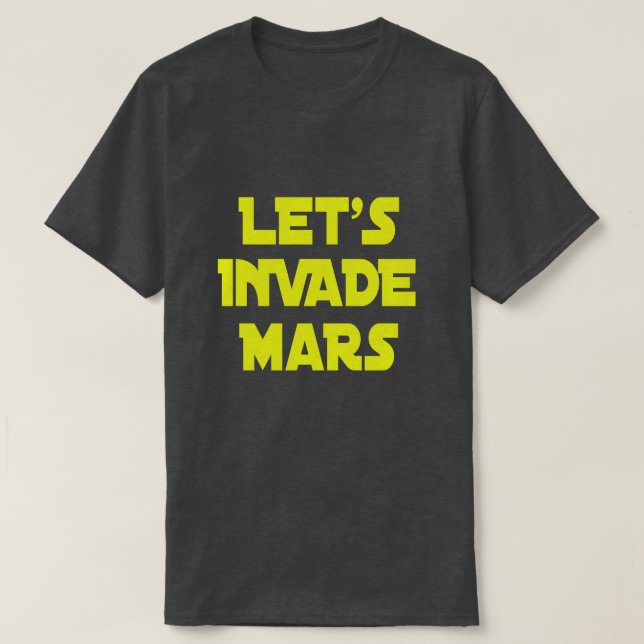 T-shirt Invitons Mars (Design devant)