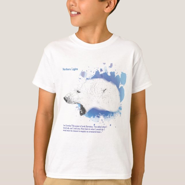 T-shirt Iorek, ours blindé de ses matériaux foncés (Devant)