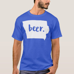 T-shirt Iowa Bière locale Boire une chemise Boire IA Craft