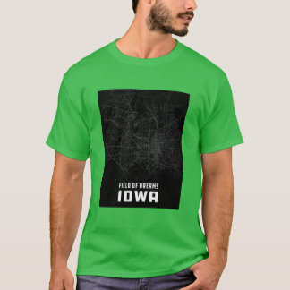 T-shirt Iowa City Map Oversized
