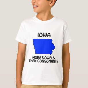 T-shirt Iowa - Plus de voyelles que de consonnes
