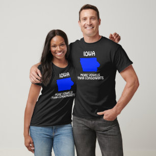 T-shirt Iowa - Plus de voyelles que de consonnes