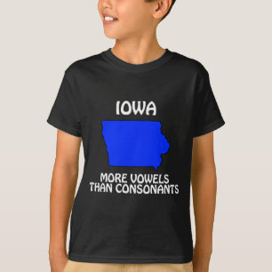T-shirt Iowa - Plus de voyelles que de consonnes