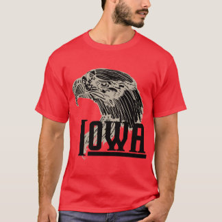 T-shirt Iowa pour hommes femmes et enfants