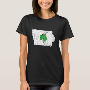 T-shirt Iowa State St Patrick S Day Iowa Green Shamrock