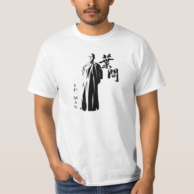 T-shirt Ip Man (Grand Maître de l'Escadre Chun) "Chemise" (Devant)