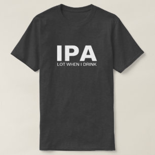 T-shirt IPA Drôle Boisson