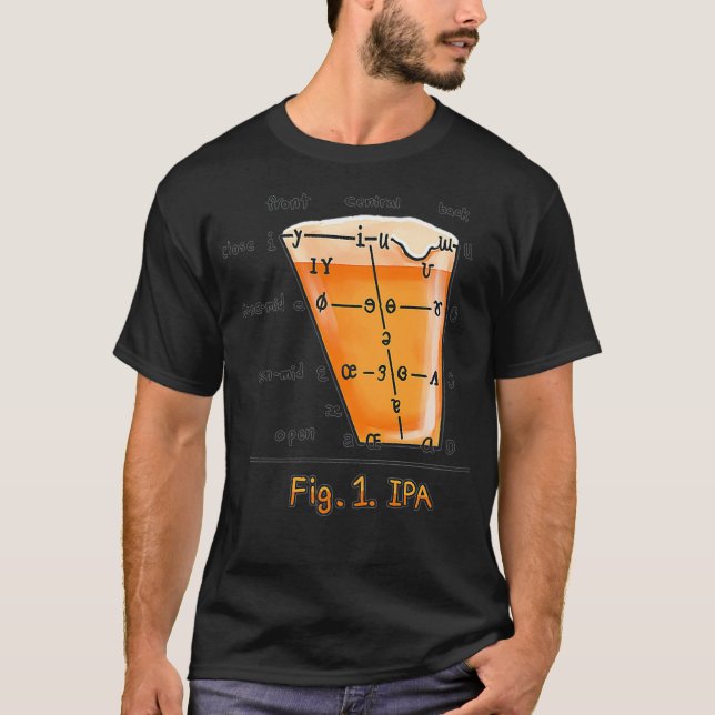 T-shirt IPA Linguistique Funny International Phonetic Alph (Devant)