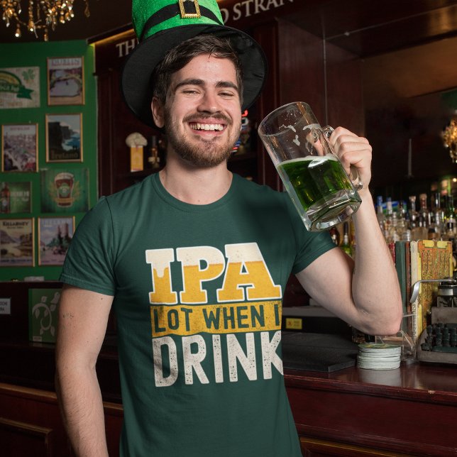 T-shirt IPA mucho cuando bebo cerveza divertida  (Créateur téléchargé)