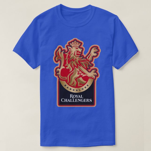 T-shirt IPL RCB Royal Challengers Banglore Red (Design devant)