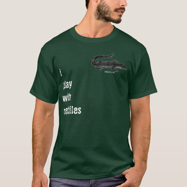 T-shirt iplaywithreptiles (Devant)