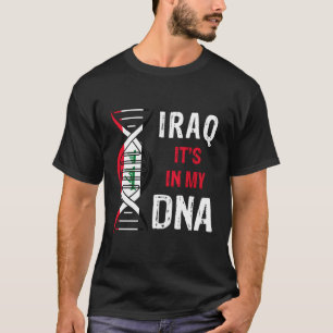 T-shirt Irak C'Est Dans Mon Adn Fière Irak Drapeau Irakien