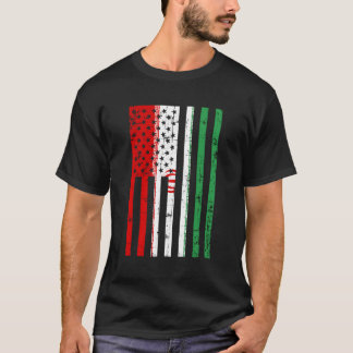 T-shirt Iran - Drapeau Américain Pour Un Nouveau Citoyen A
