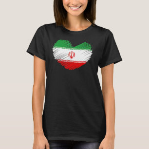 T-shirt Iran Drapeau américain Symboles iraniens Merchandi