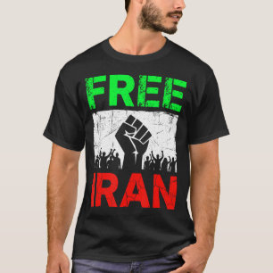 T-shirt Iran Drapeau Iranien Lion Graphisme