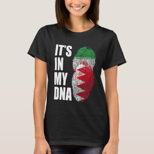 T-shirt Iran Et Bahreïn Mélangent Le Patrimoine Du Drapeau
