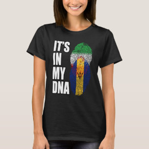 T-shirt Iran Et La Barbade Mélangent L'ADN Patrimoine Du D