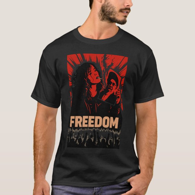 T-shirt IRAN FREEDOM Revolution of IRAN 2026 (Devant)